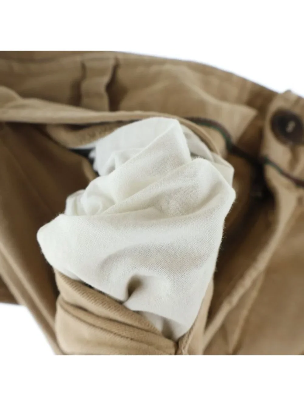 Gucci Skinny Pants Zip Fly Chino Beige
